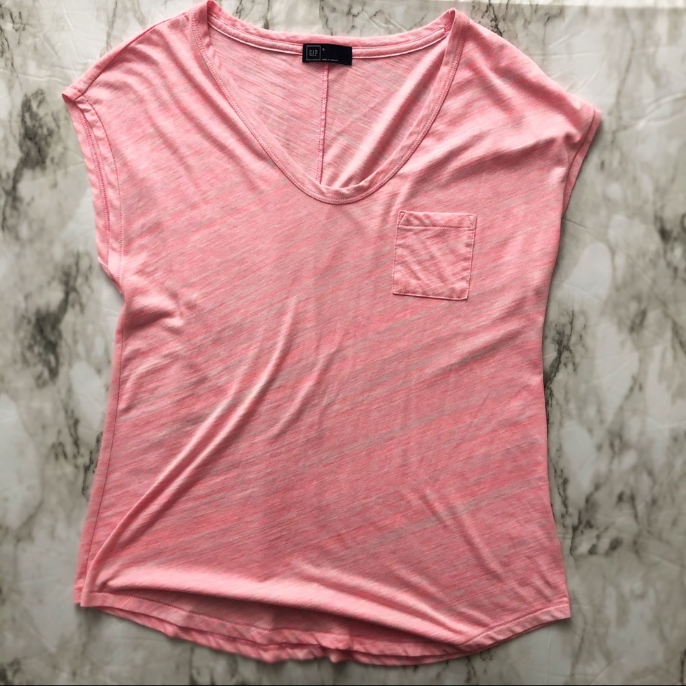 Basic Pink Gap Tee Size Small